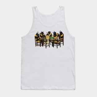 Bees Playing Poker Tank Top